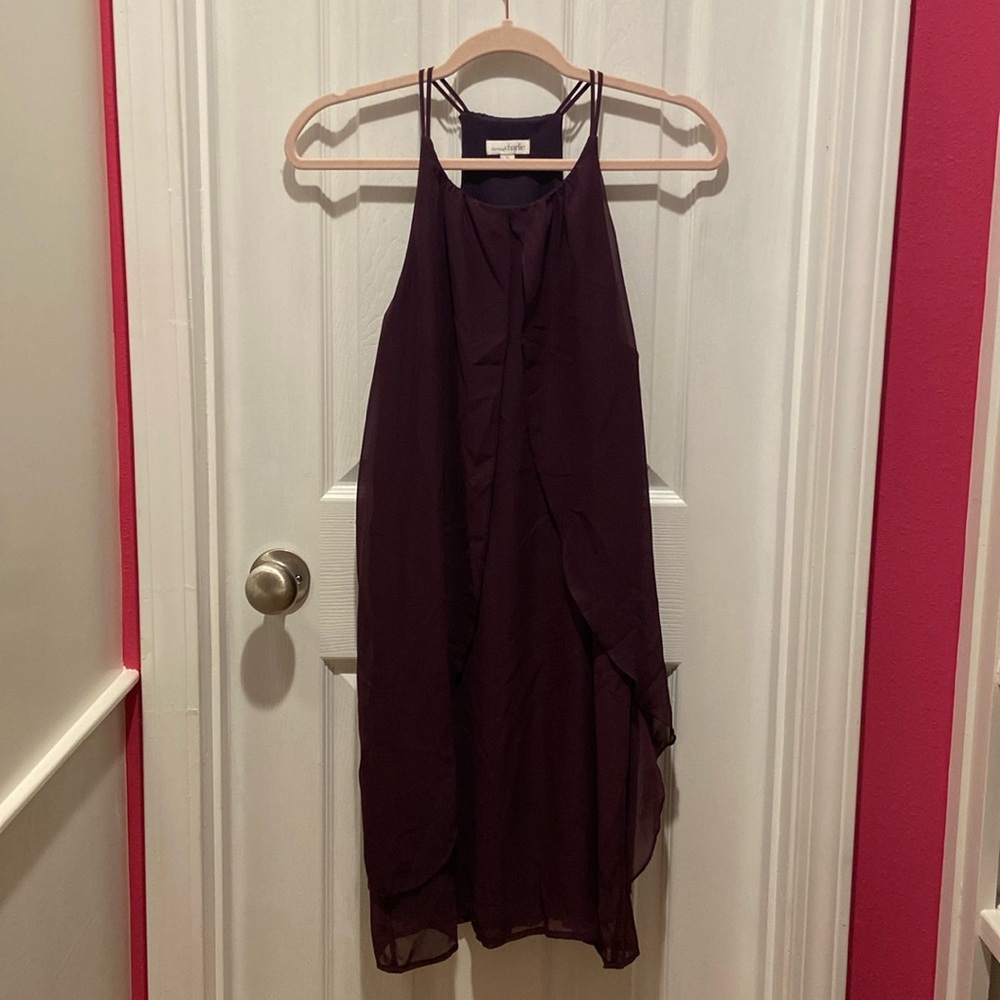 Charming Charlie’s Dark Purple Sleeveless Cocktail Dress